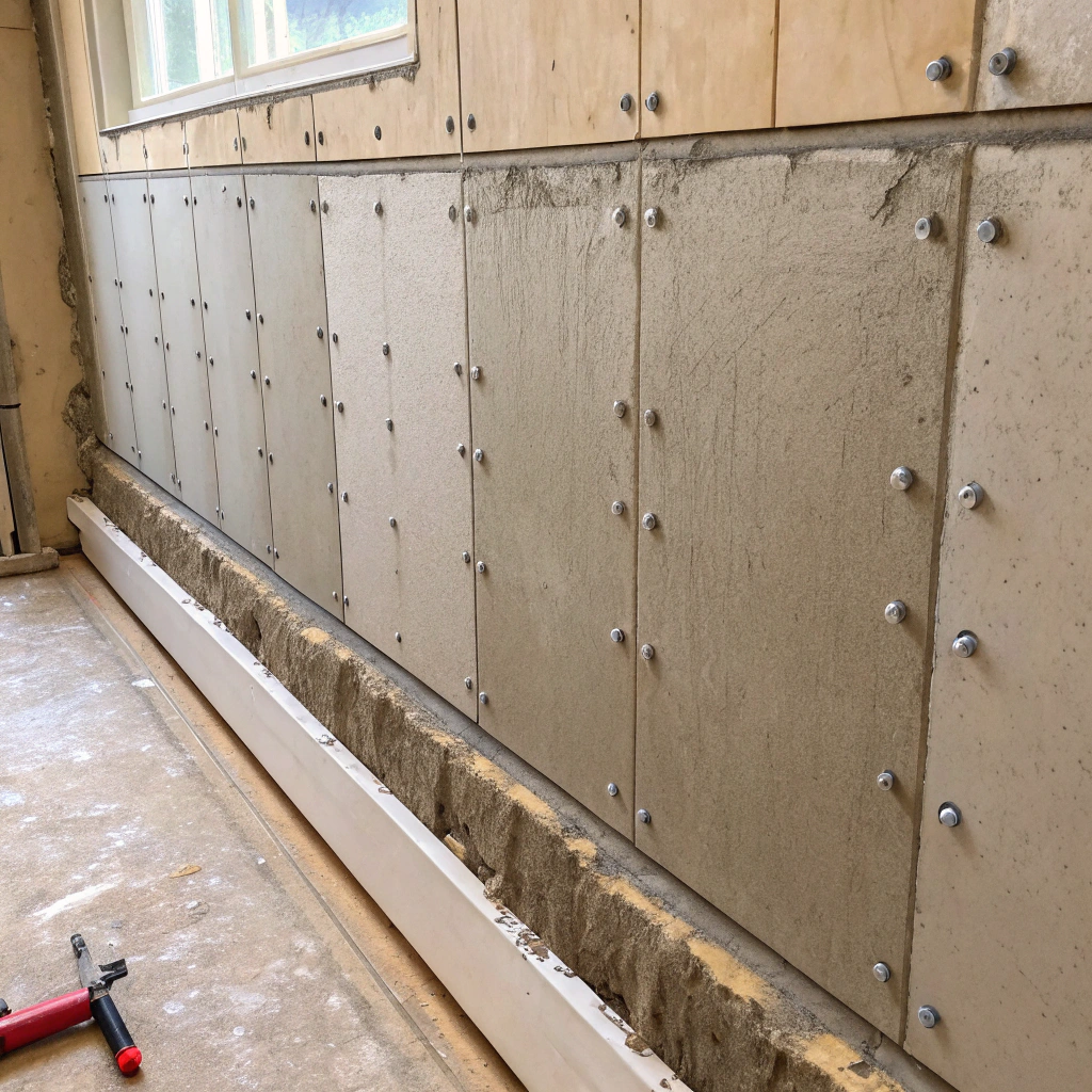 Fibro substrate preparation for waterproofing membrane installation Wollongong
