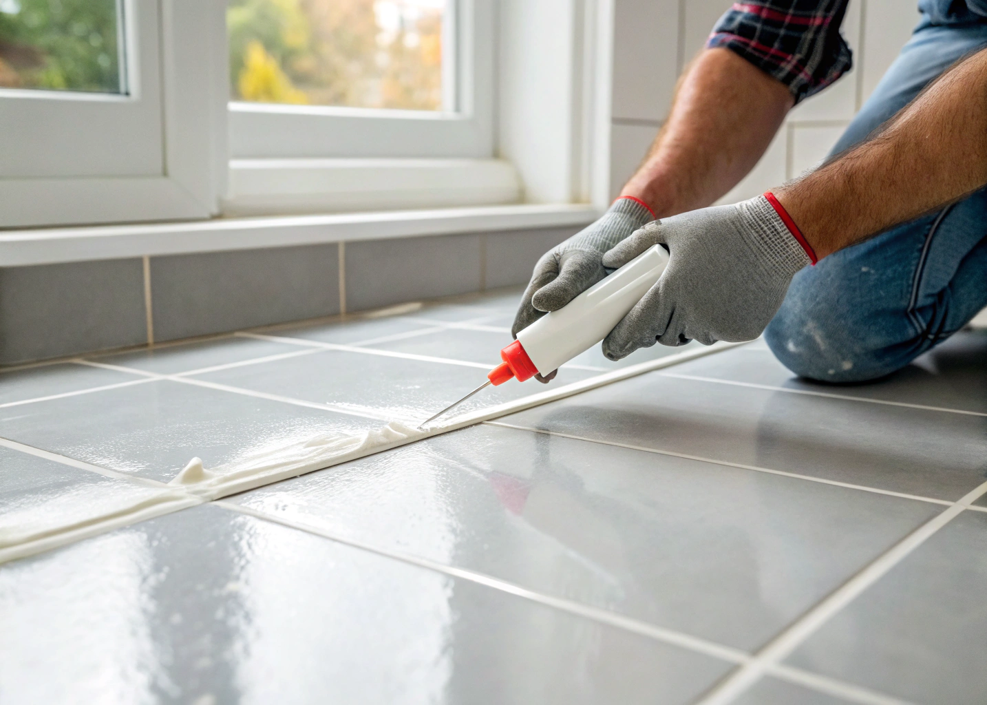 unsealed vs sealed grout Wollongong bathroom