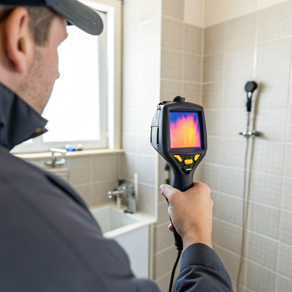 thermal imaging leak detection Wollongong bathroom water damage