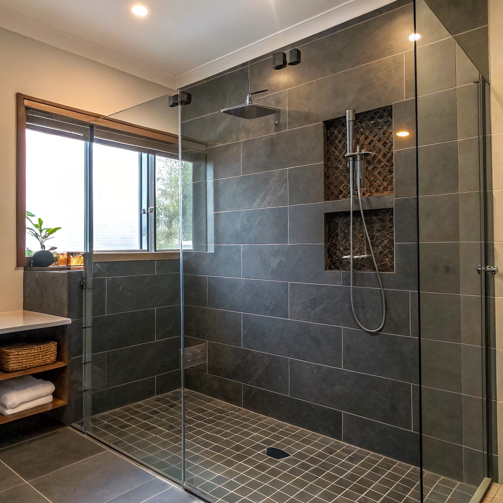 walk-in-shower-installation-illawarra Walk-in shower installation in an Illawarra home